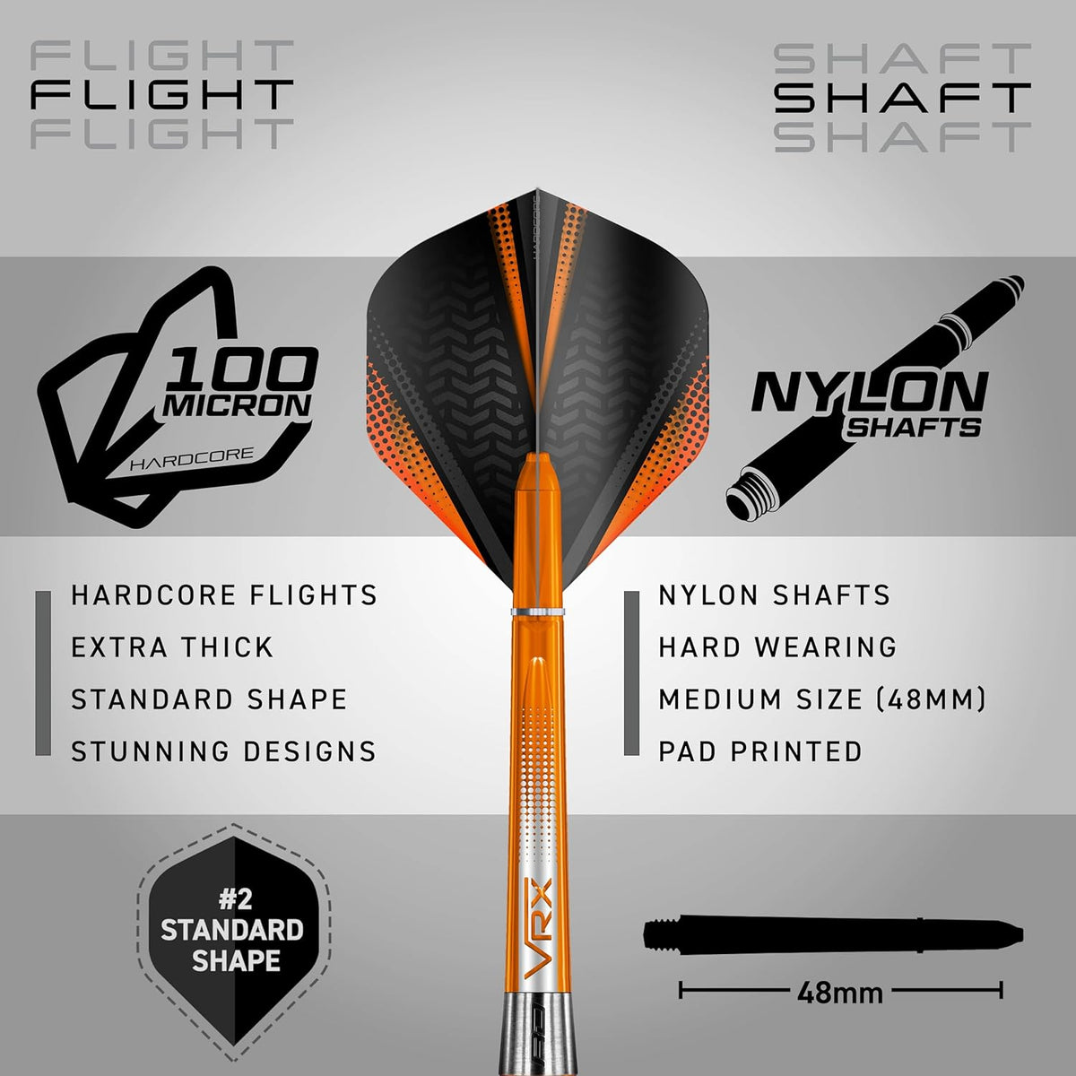Darts | Amberjack | Steel Tip | Tungsten Darts Set | 22G - 30G