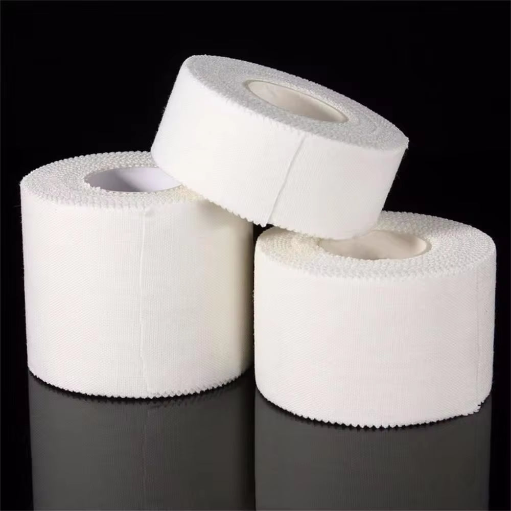 12.5/25/50Mm/Roll Medical Waterproof Cotton Premium Adhesive Tape Sport Binding Physio Muscle Elastic Bandage Strain Injury Tape