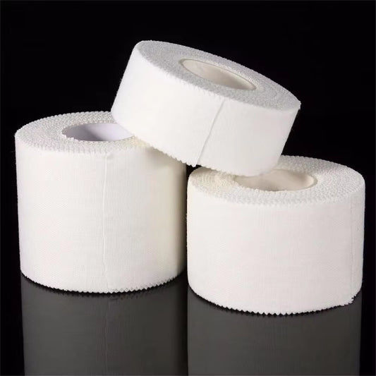 12.5/25/50Mm/Roll Medical Waterproof Cotton Premium Adhesive Tape Sport Binding Physio Muscle Elastic Bandage Strain Injury Tape