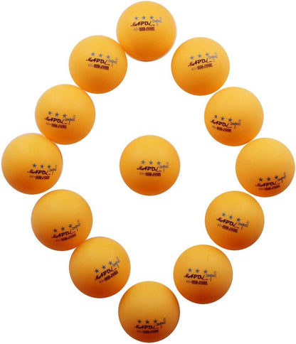 50Ct Orange 3-Star Ping Pong Balls, Bulk Training Table Tennis Balls