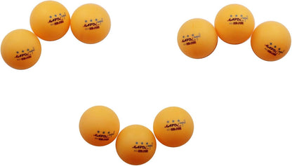 50Ct Orange 3-Star Ping Pong Balls, Bulk Training Table Tennis Balls
